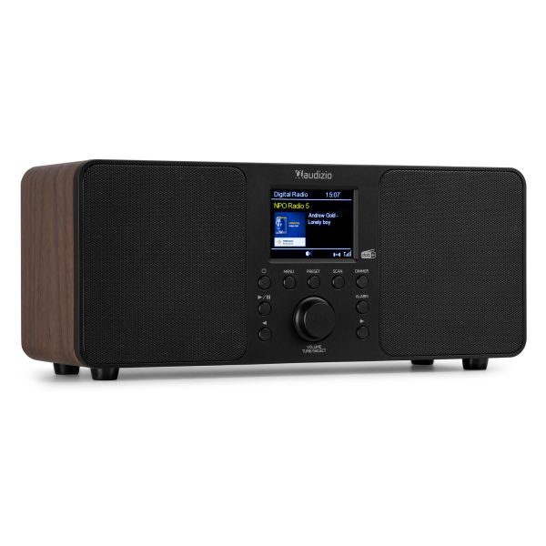 Aanbieding Audizio Genua DAB radio - DAB+ radio met Bluetooth & wekkerradio - (ean 8715693349207)