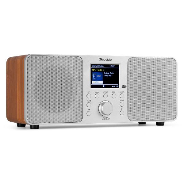 Aanbieding Audizio Genua DAB radio - DAB+ radio met Bluetooth & wekkerradio - (ean 8715693349658)