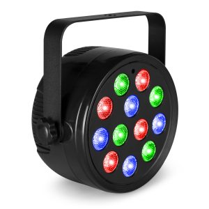 Aanbieding Fuzzix PLF12 Party LED par met 12x 2W LED's - RGB - Inclusief (ean 8715693350630)