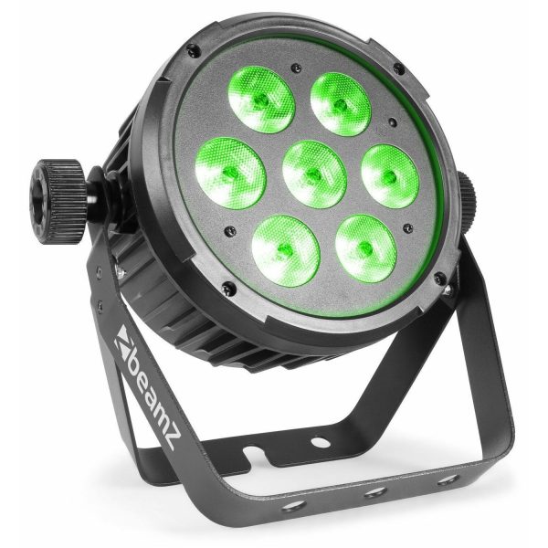 Aanbieding BeamZ BT270 LED flatpar met 7x 6W RGBW LED&apos;s incl. remote (ean 8715693293951)