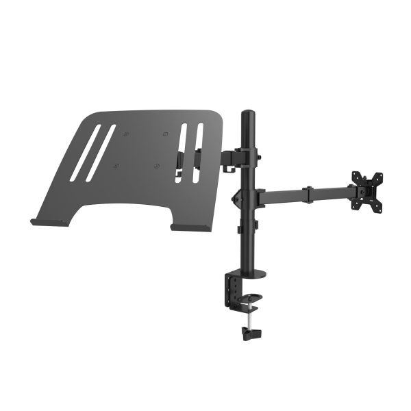 Aanbieding Audizio CMA10L monitor arm met laptopstandaard - Universele monitor (ean 8715693350746)