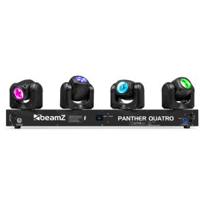 Aanbieding BeamZ Panther Quatro Beam Bar - Bar met 4 moving heads - RGBW - 160W (ean 8715693344233)