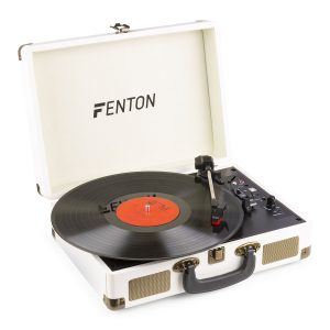 Aanbieding Retourdeal - Fenton RP115G platenspeler met Bluetooth en USB - Crème (ean 8715693327976)