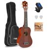 Aanbieding Retourdeal - MAX UKEY Ukelele set met 21" Ukulele en accessoires - (ean 8715693329970)