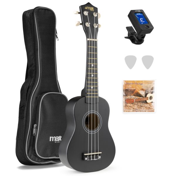 Aanbieding Retourdeal - MAX UKEY Ukelele set met 21" Ukulele en accessoires - (ean 8715693330006)