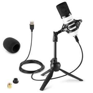 Aanbieding Retourdeal - Vonyx CM300W USB studio condensator microfoon - Wit (ean 8715693320144)