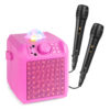 Aanbieding Retourdeal - Fenton KAR55P karaoke set met 2 microfoons - Karaoke (ean 8715693347875)