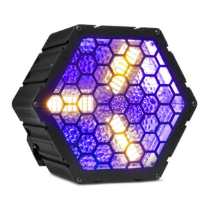 Aanbieding Retourdeal - BeamZ RB90-5 Deco Retro Blinder met 3x 30W RGBA LED's (ean 8715693350967)