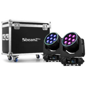 Aanbieding BeamZ Professional MHL760 LED bee eye moving head set van 2 stuks in (ean 8715693346084)