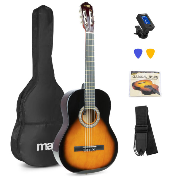 Aanbieding Retourdeal - MAX SoloArt klassieke akoestische gitaar (39") starterset (ean 8715693329024)