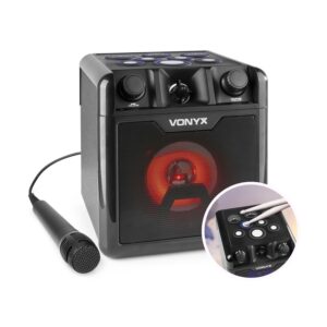 Aanbieding Retourdeal - Vonyx SBS50B-DRUM Karaoke set met microfoon