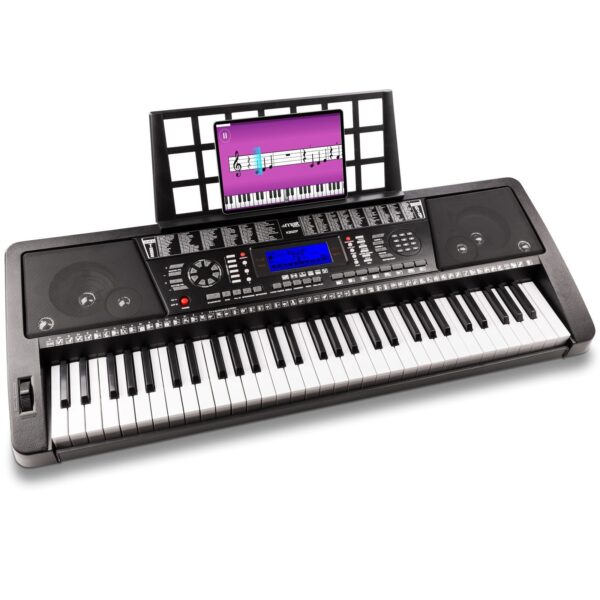 Aanbieding Retourdeal - MAX KB12P midi keyboard met 61 aanslaggevoelige toetsen (ean 8715693325385)