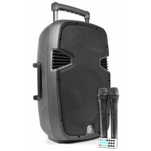 Aanbieding Retourdeal - Vonyx SPJ-PA912 draagbare accu speaker 12" 500 watt met (ean 8715693262703)