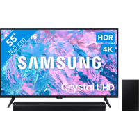 Koop Samsung Crystal UHD 55CU7040 (2024) + Soundbar - Samsung