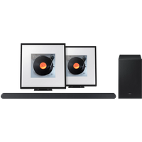 Koop Samsung HW-S700D Zwart+ Samsung Music Frame HW-LS60D (2-pack) - Samsung