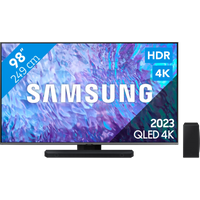 Koop Samsung QLED 98Q80C (2023) + Soundbar - Samsung
