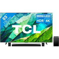 Koop TCL QD Mini-led 85C81B (2024) + soundbar - TCL