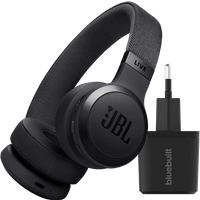 Koop JBL Live 670NC Zwart + BlueBuilt Quick Charge Oplader met Us - JBL