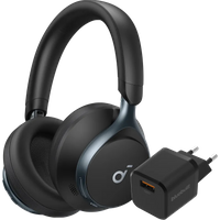 Koop Soundcore Space One Zwart + BlueBuilt Quick Charge Oplader met Usb A Poort 18W Zwart - Soundcore