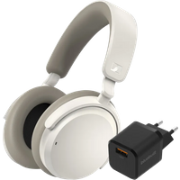 Koop Sennheiser Accentum Wireless Wit + BlueBuilt Quick Charge Oplader Usb A Poort 18W Zwart - Sennheiser