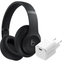 Koop Beats Studio Pro Zwart + BlueBuilt Power Delivery Oplader met Usb C Poort 20W Wit - Beats