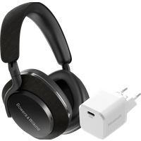 Koop Bowers & Wilkins Px7 S2 Zwart + BlueBuilt Power Delivery Oplader met Usb C Poort 20W Wit - Bowers & Wilkins
