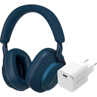 Koop Bowers & Wilkins Px7 S2e Blauw + BlueBuilt Power Delivery Oplader met Usb C Poort 20W Wit - Bowers & Wilkins