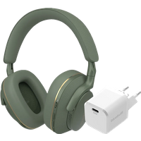 Koop Bowers & Wilkins Px7 S2e Groen + BlueBuilt Power Delivery Oplader met Usb C Poort 20W Wit - Bowers & Wilkins