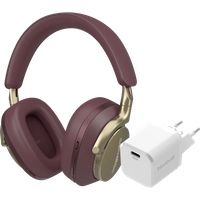 Koop Bowers & Wilkins PX8 Rood + BlueBuilt Power Delivery Oplader met Usb C Poort 20W Wit - Bowers & Wilkins