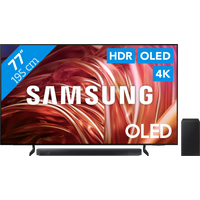 Koop Samsung OLED 4K 77S85D (2024) + Samsung HW-Q600C (2023) - Samsung