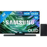 Koop Samsung OLED 4K 48S93D (2024) + Samsung HW-S700D Zwart (2024) - Samsung