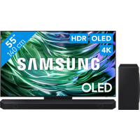 Koop Samsung OLED 4K 55S93D (2024) + Samsung HW-Q800D (2024) - Samsung