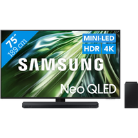 Koop Samsung Neo QLED 4K 75QN90D (2024) + Samsung HW-Q60C (2023) - Samsung