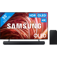 Koop Samsung OLED 4K 55S85D (2024) + Samsung HW-Q600C (2023) - Samsung
