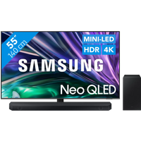Koop Samsung Neo QLED 4K 55QN86D (2024) + Samsung HW-Q600C (2023) - Samsung