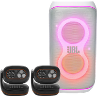Koop JBL Partybox 120 Wit + 2x JBL Partylight Beam - JBL