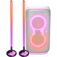 Koop JBL Partybox 120 Wit + 2x JBL Partylight Stick - JBL