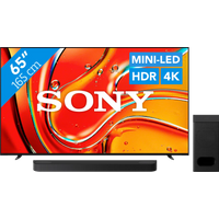 Koop Sony 65" Bravia 7 4K QLED XR Mini-led (2024) + Sony Bravia Theatre Bar 6 Zwart - Sony