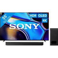 Koop Sony 55" Bravia 8 OLED 4K (2024) + Sony Bravia Theatre Bar 6 Zwart - Sony