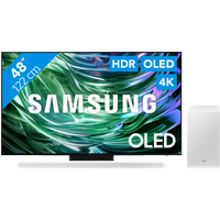 Koop Samsung OLED 4K 48S90D (2024) + Samsung HW-S701D Wit (2024) - Samsung