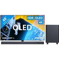 Koop Philips 48OLED809 - Ambilight (2024) + JBL Bar 500 Zwart - Philips