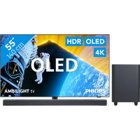 Koop Philips 55OLED809 - Ambilight (2024) + JBL Bar 800 Zwart - Philips