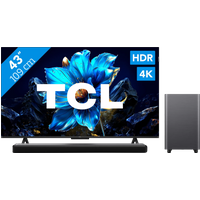 Koop TCL 43" QLED P71K 4K (2025) + TCL S55H 2.1 Soundbar - TCL