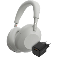 Koop Sony WH-1000XM6 Zilver + BlueBuilt Quick Charge Oplader - Sony