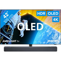 Koop Philips 42OLED809 - Ambilight (2024) + JBL Bar 300 Zwart - Philips