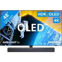 Koop Philips 48OLED809 - Ambilight (2024) + JBL Bar 300 Zwart - Philips