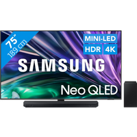 Koop Samsung Neo QLED 4K 75QN86D (2024) + Samsung HW-Q60C (2023) - Samsung