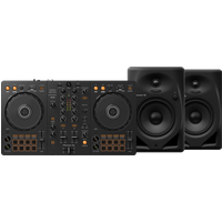 Koop Pioneer DJ DDJ-FLX4 + Pioneer DJ DM-50D Zwart - Pioneer