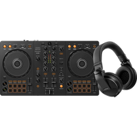 Koop Pioneer DJ DDJ-FLX4 + Pioneer DJ HDJ-X5 Zwart - Pioneer