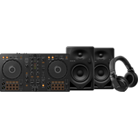 Koop Pioneer DJ DDJ-FLX4 + Pioneer DJ HDJ-X5 Zwart + Pioneer DJ DM-40D Zwart - Pioneer